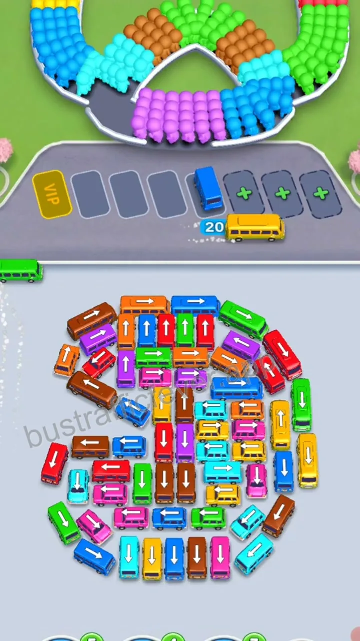 Bus Traffic Fever Level 159 step 3