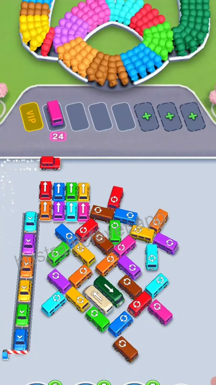 Bus Traffic Fever Level 185 step 2
