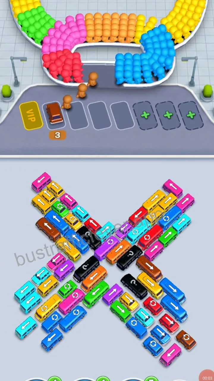 Bus Traffic Fever Level 152 step 2