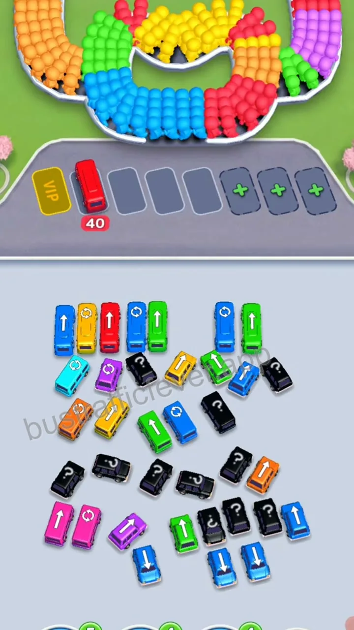 Bus Traffic Fever Level 165 step 4