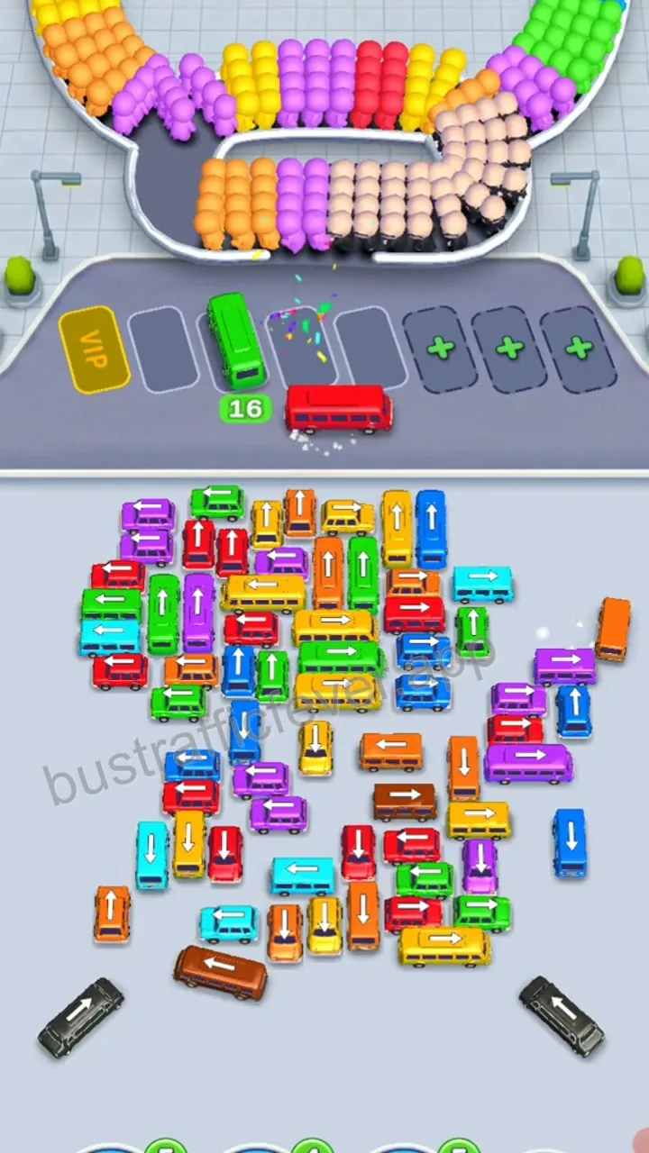 Bus Traffic Fever Level 180 step 4