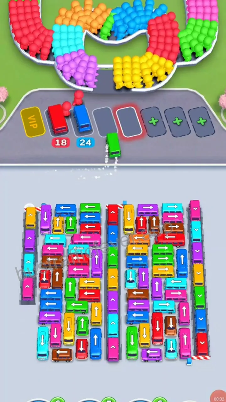 Bus Traffic Fever Level 194 step 2