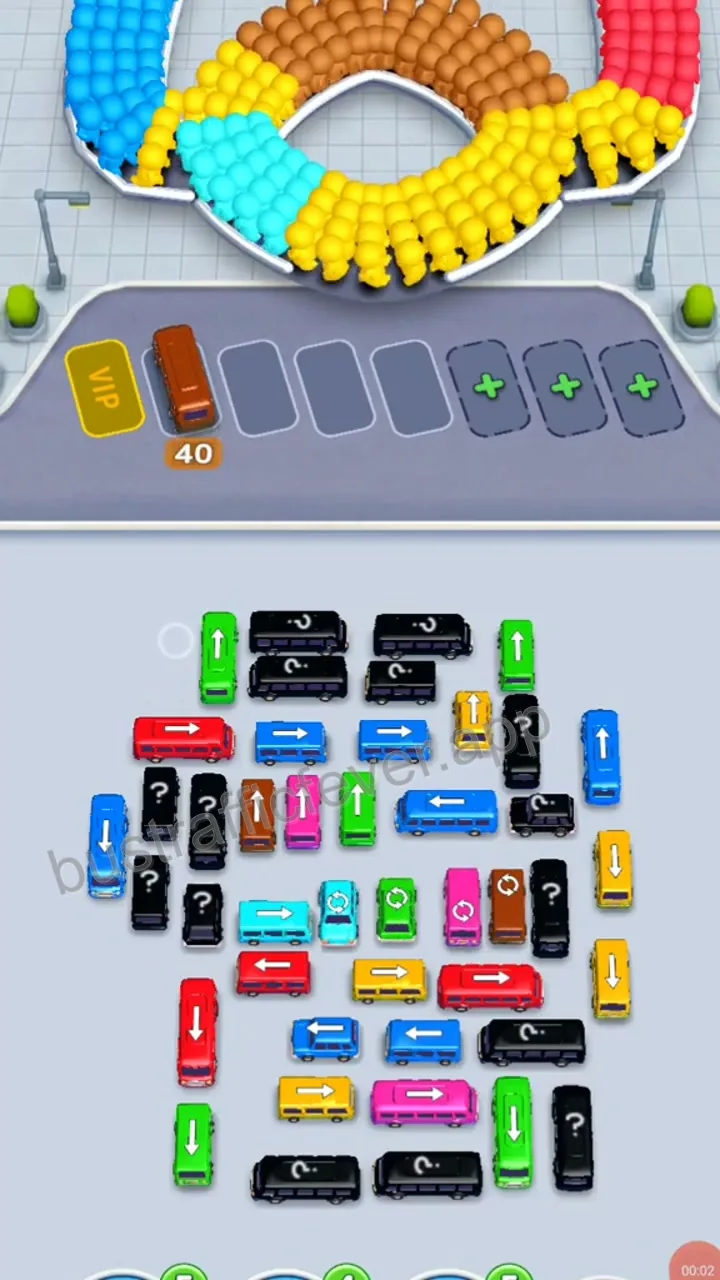Bus Traffic Fever Level 176 step 2