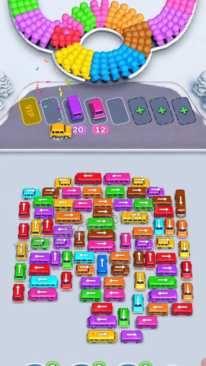 Bus Traffic Fever Level 196 step 4