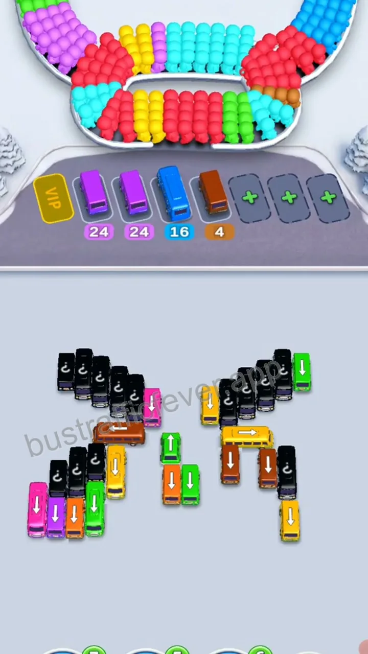 Bus Traffic Fever Level 197 step 6