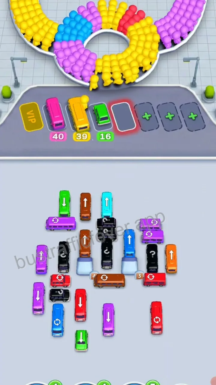 Bus Traffic Fever Level 151 step 6