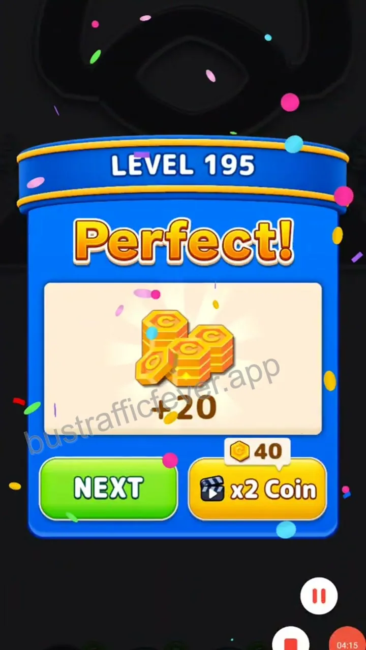 Bus Traffic Fever Level 195 step 7