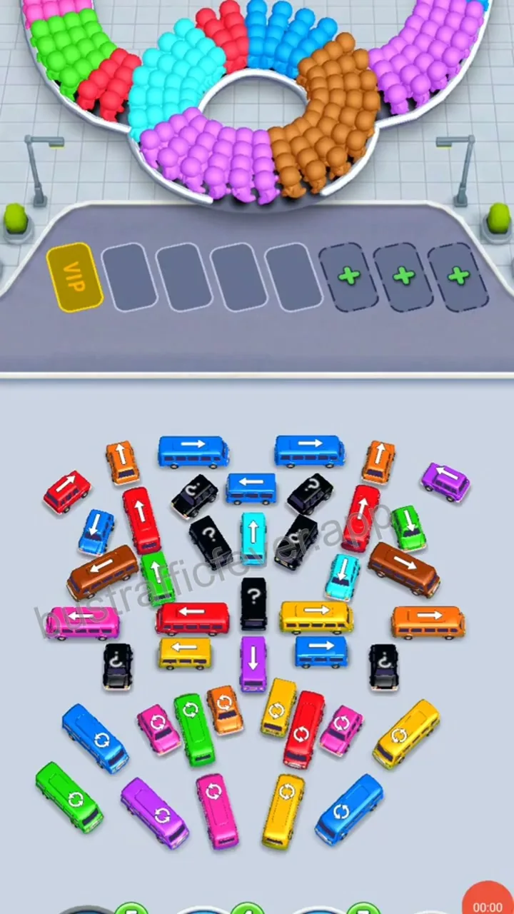 Bus Traffic Fever Level 155 walkthrough preview