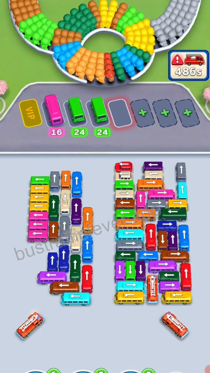 Bus Traffic Fever Level 187 step 6