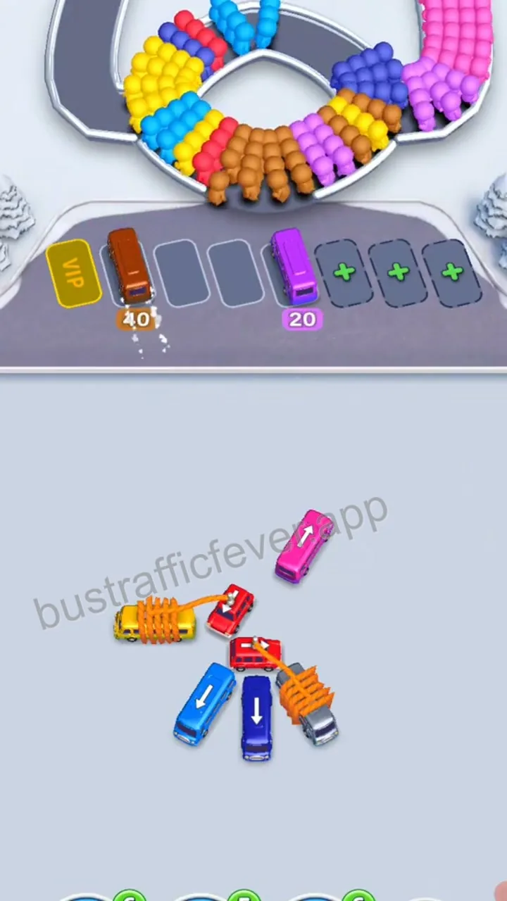 Bus Traffic Fever Level 195 step 6