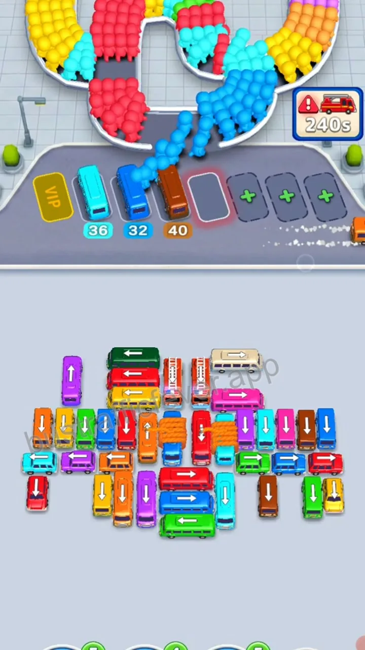 Bus Traffic Fever Level 175 step 4