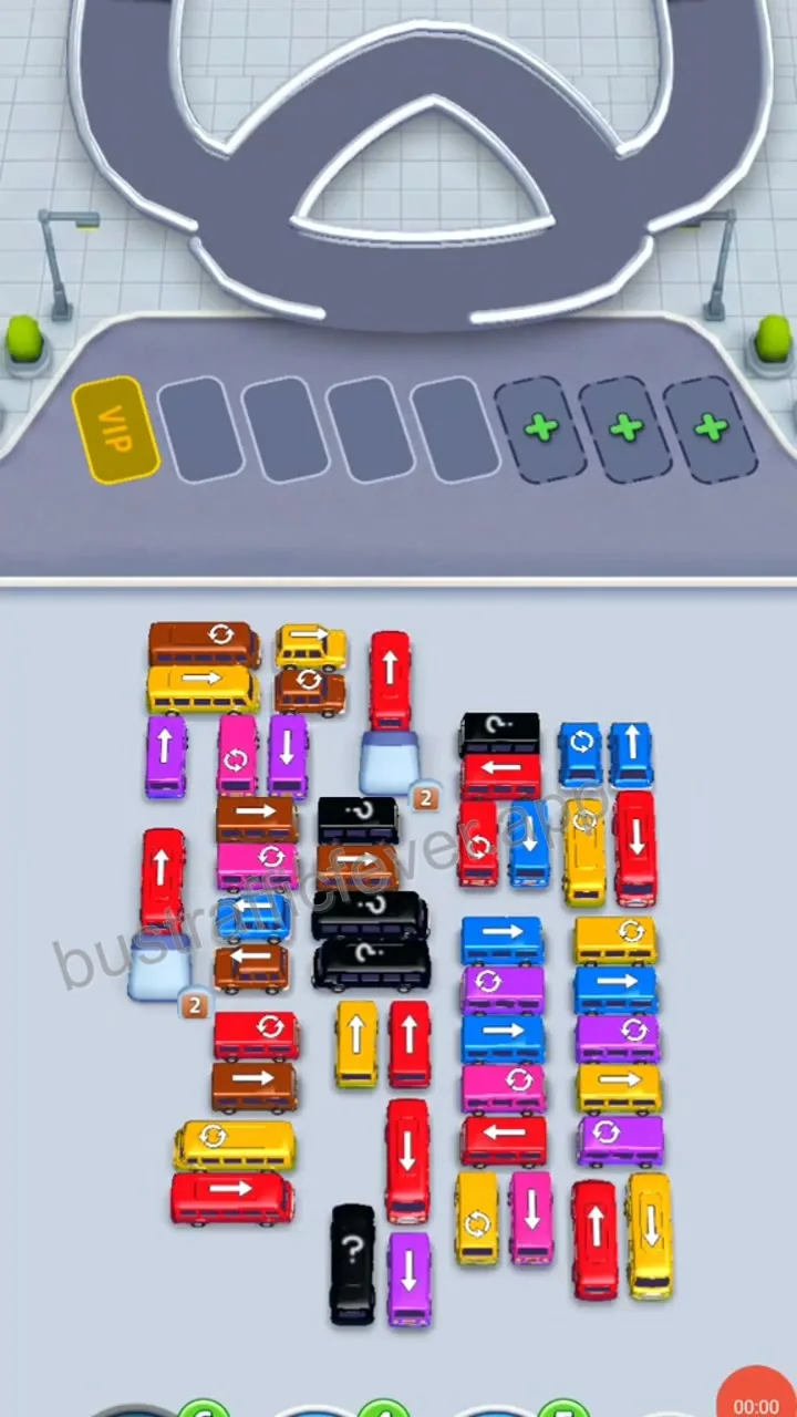 Bus Traffic Fever Level 182 step 1