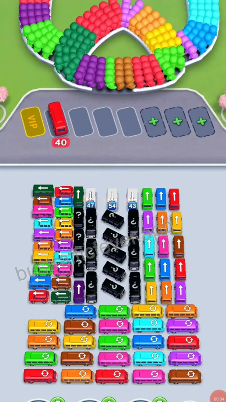 Bus Traffic Fever Level 160 step 2
