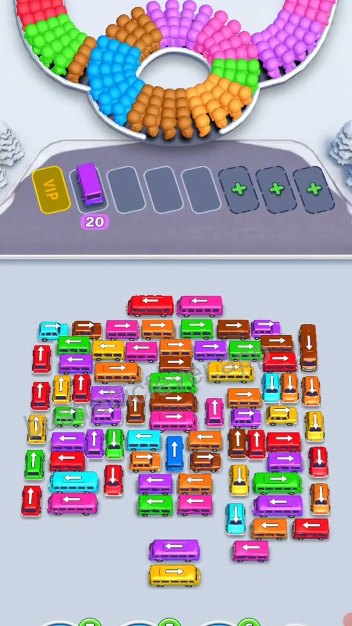 Bus Traffic Fever Level 196 step 6