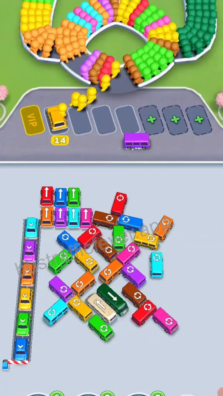 Bus Traffic Fever Level 185 step 6