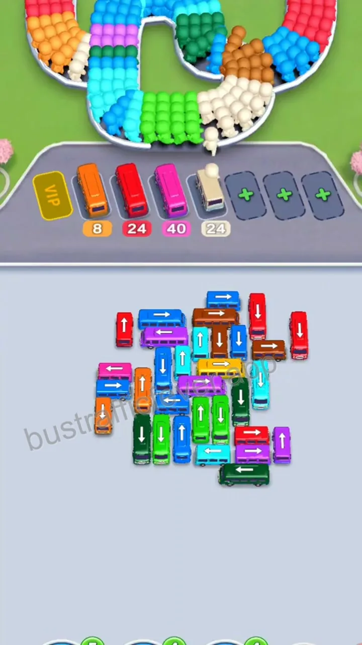 Bus Traffic Fever Level 161 step 6