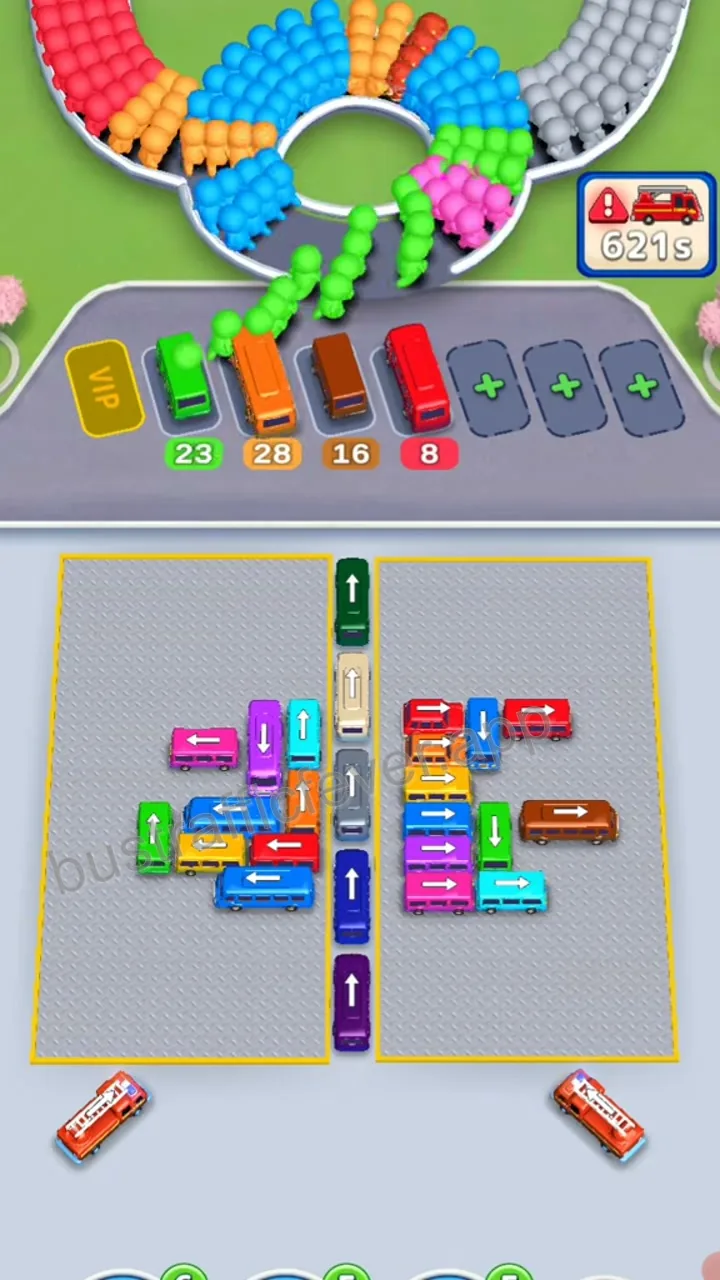 Bus Traffic Fever Level 187 step 5