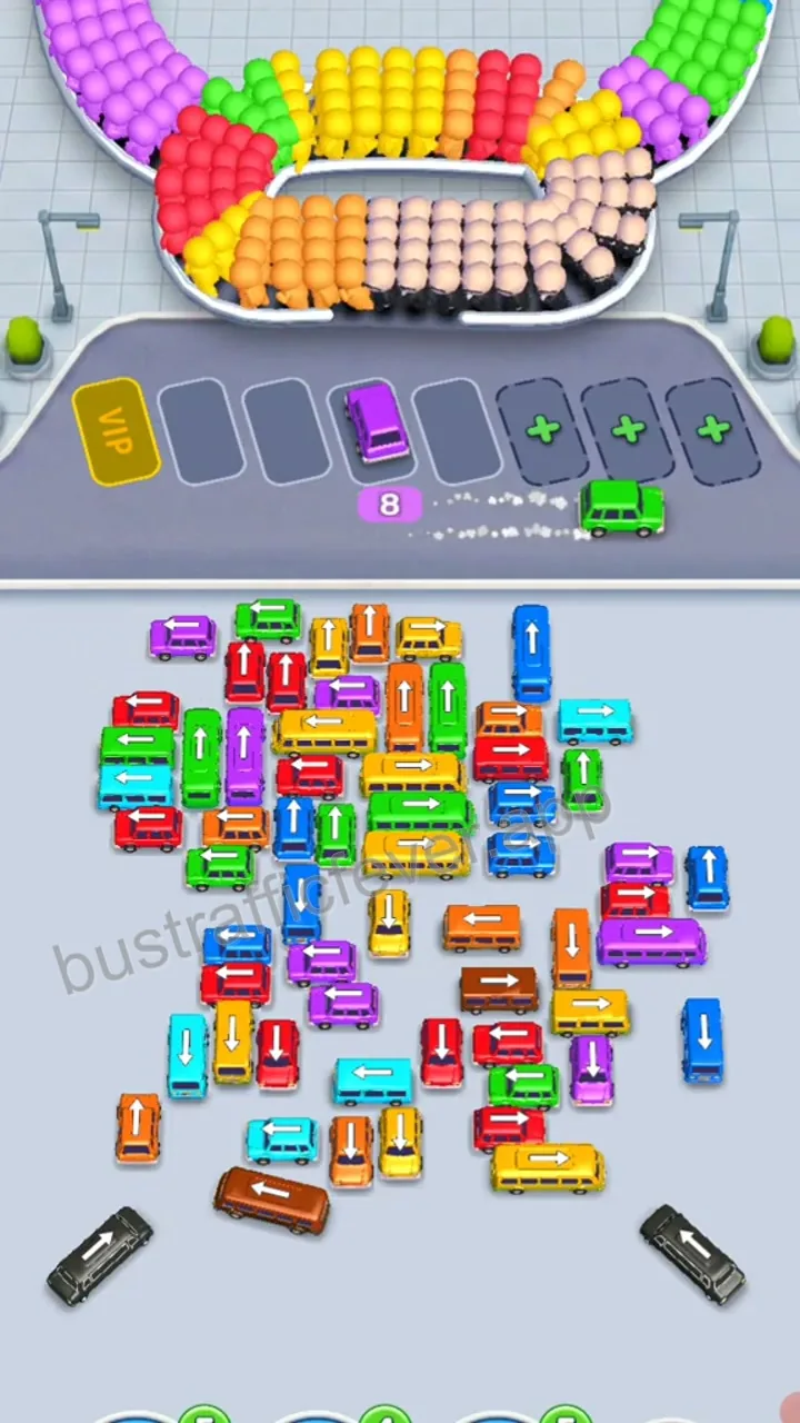 Bus Traffic Fever Level 180 step 7