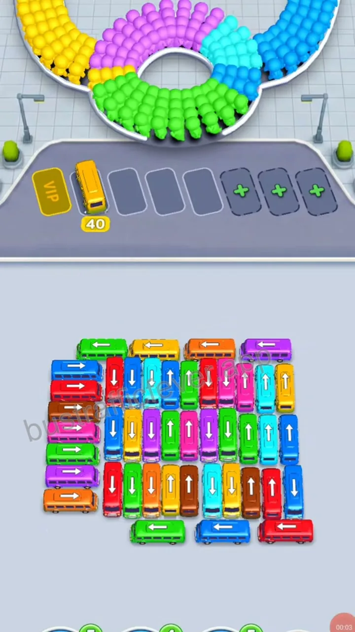 Bus Traffic Fever Level 181 step 2