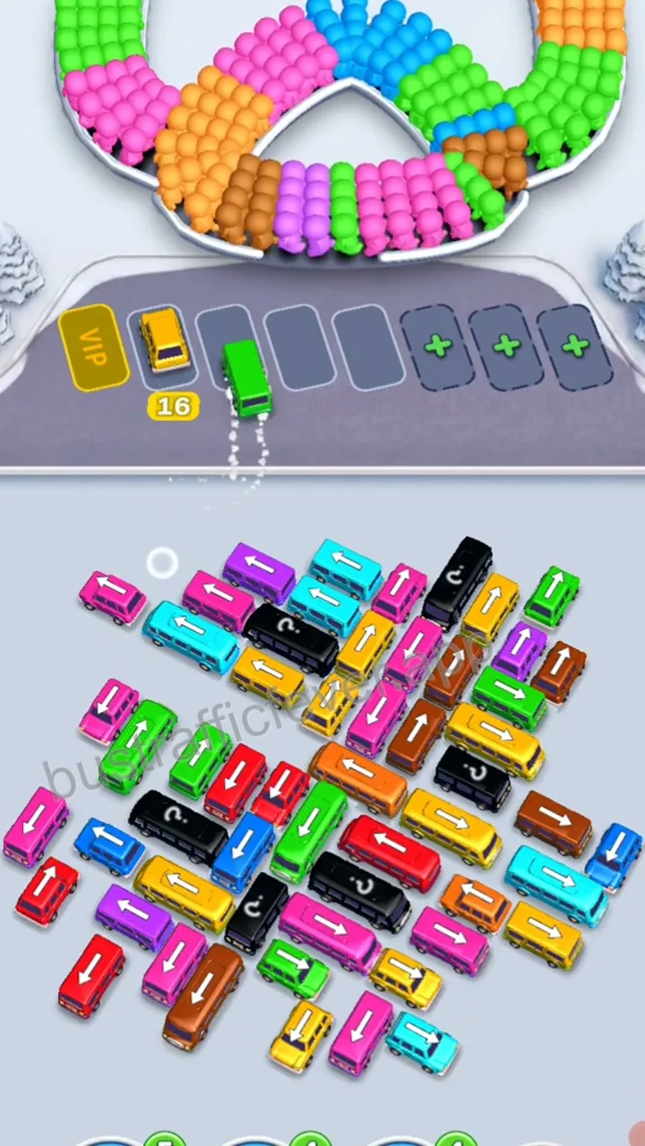 Bus Traffic Fever Level 172 step 4