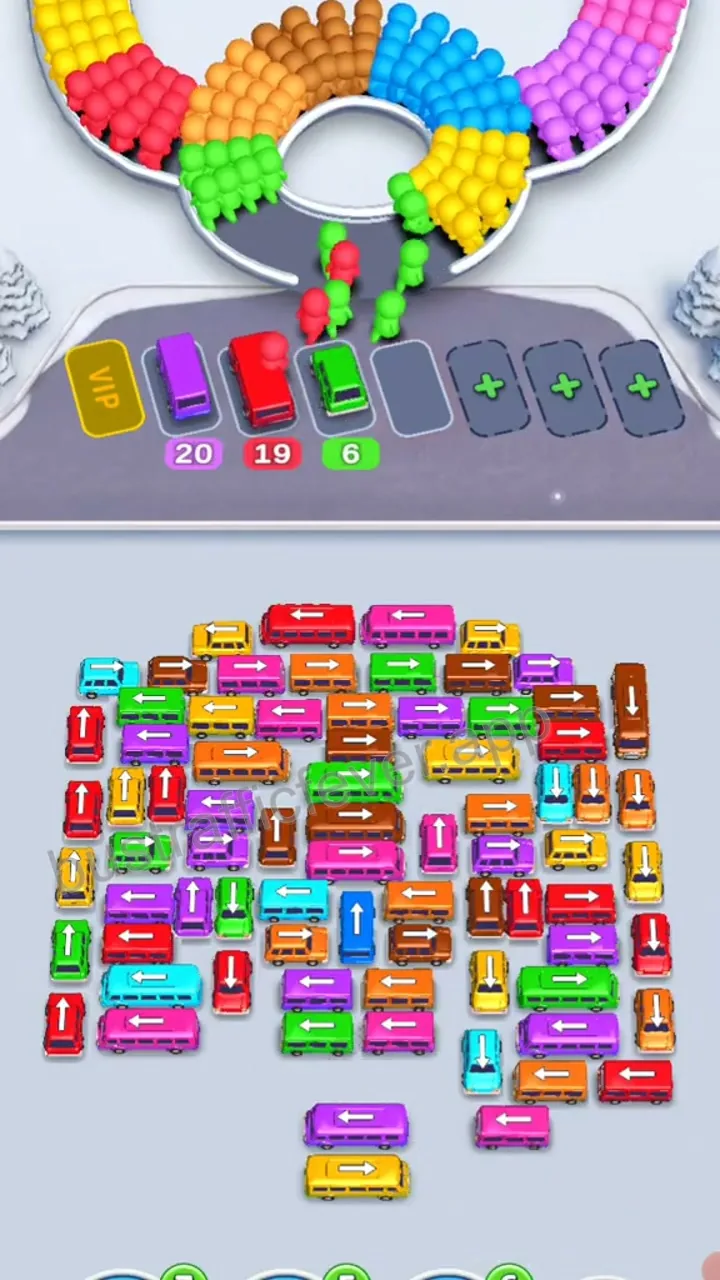 Bus Traffic Fever Level 196 step 5