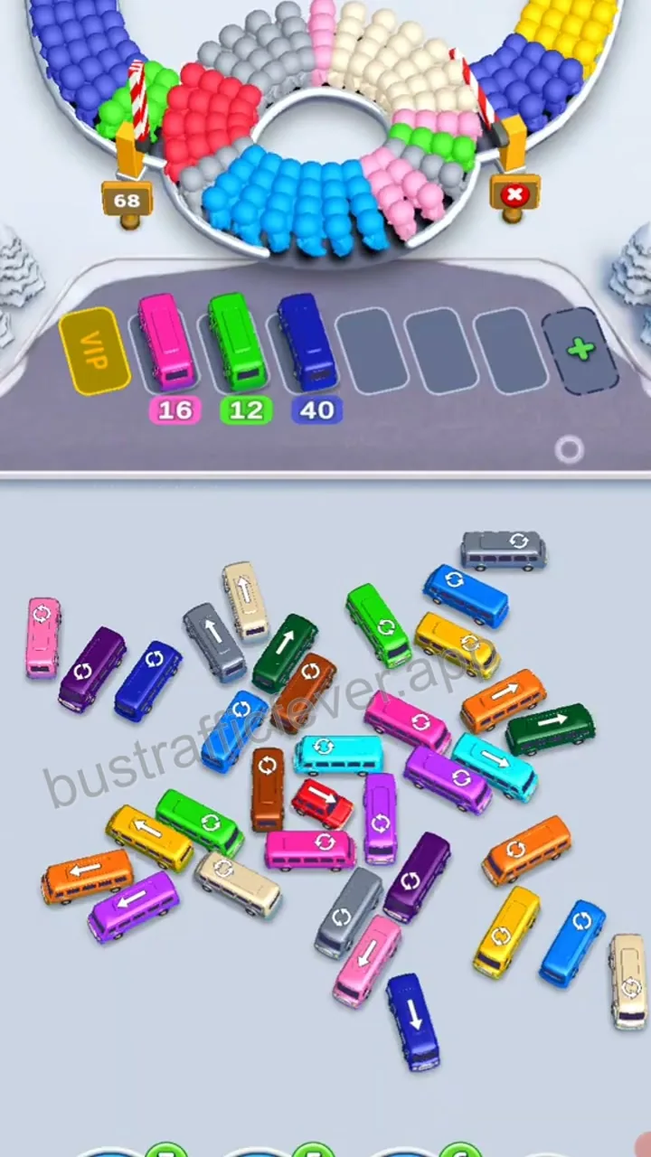 Bus Traffic Fever Level 199 step 4