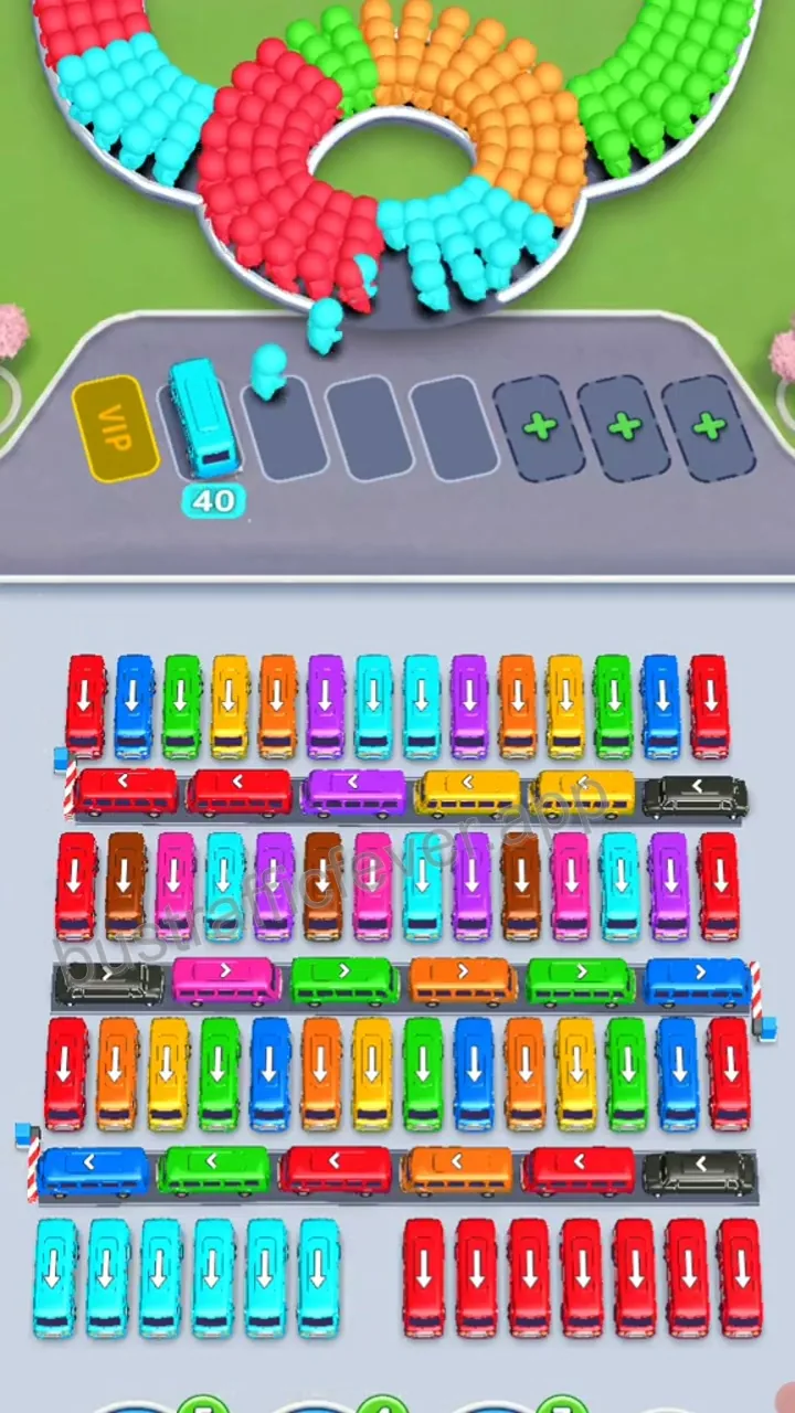 Bus Traffic Fever Level 157 step 2