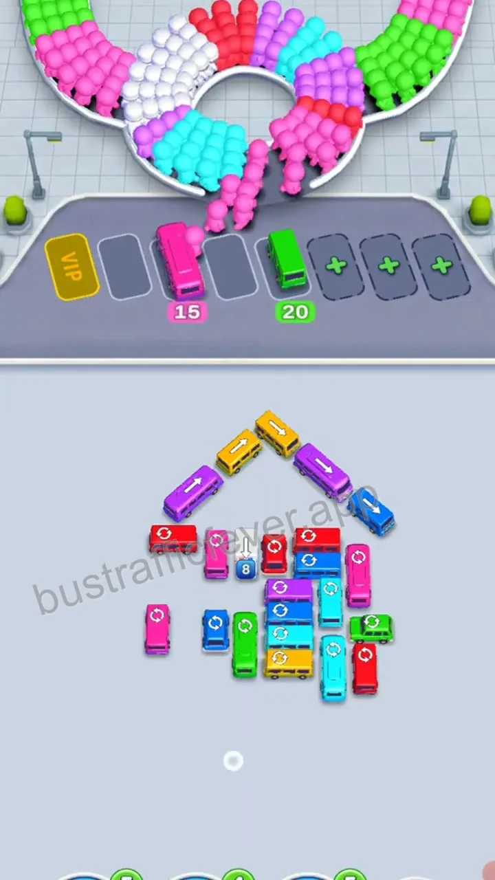 Bus Traffic Fever Level 177 step 6