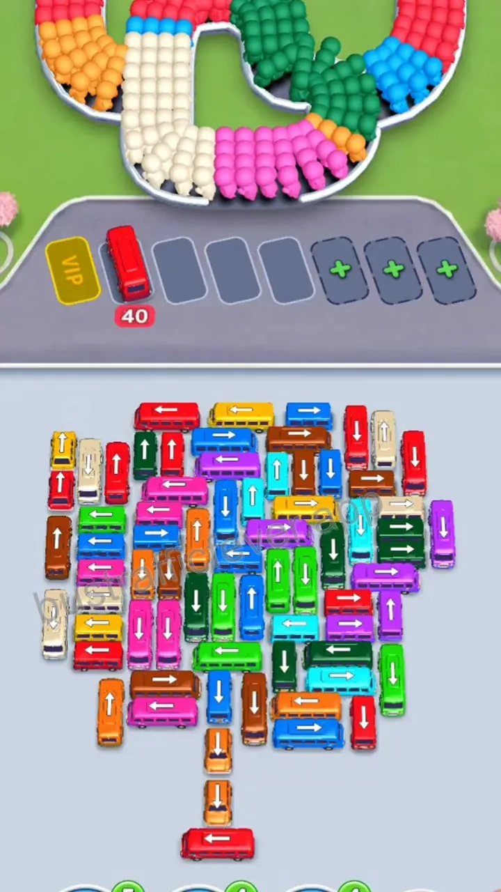 Bus Traffic Fever Level 161 step 2